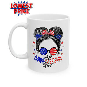 All American Girl - Ceramic Mug (White, 11oz)